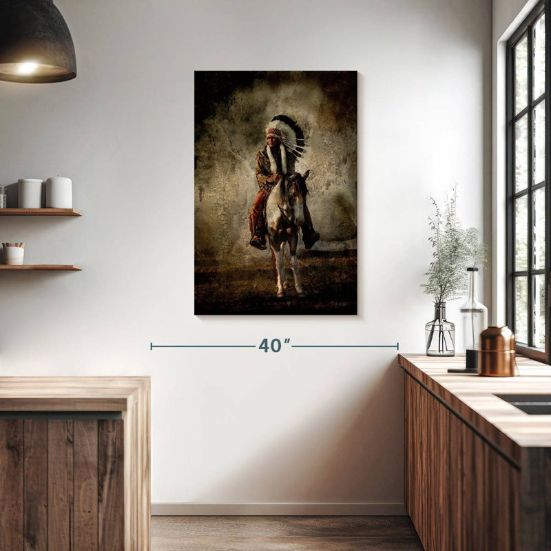 Lelar Warrior, 39" H x 26" W