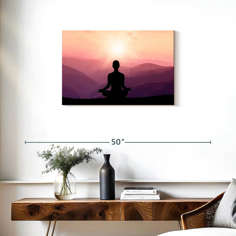 Kerrick Mountain Yoga Meditation, H 20 po x l 30 po