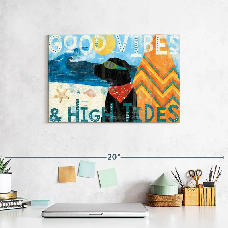 Tergel Good Vibes II, 8" H x 12" W