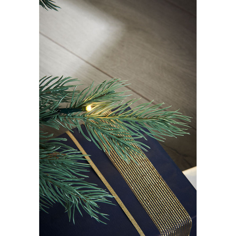 Green Realistic Spruce Christmas Tree with 450 LED Lights, 6' H