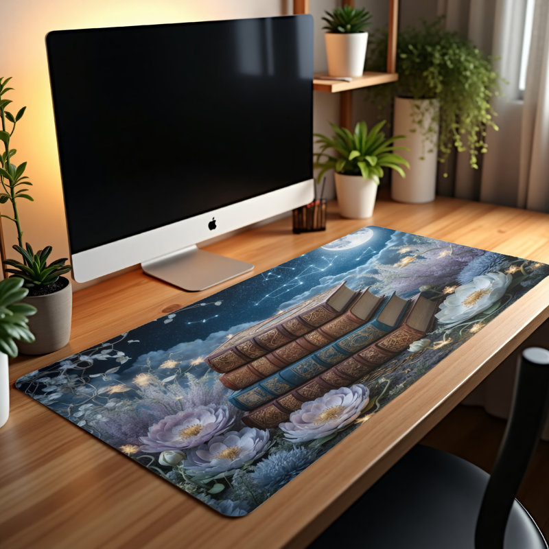 Polyester Desk Pad, 14.4x12.1