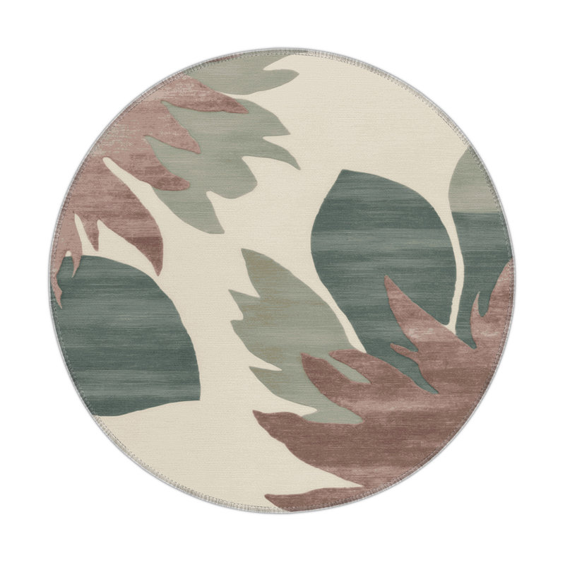 Watercolor Gray Indoor and Outdoor Area Rug, Rectangle 8' x 10'