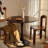 Modern Round Multi-Use Dining/Coffee Table – MDF Tabletop + Cylindrical Metal Base, Easy to Clean & Assemble for Small Space Kitchen/Living Room/Office