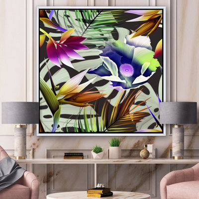 Fleur tropicale II - reproduction d'art sur toile