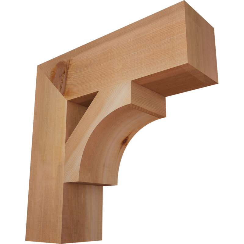 Support Westlake Block, Cèdre rouge de l'Ouest (lisse), H 14 po x l 3,5 po x P 14 po