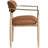Eligah Vegan Leather Upholstered Dining Arm Chair-6766387-6766384