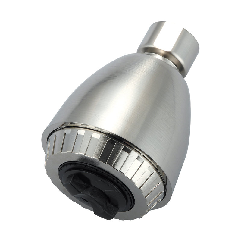 Pomme douche standard simple function, Nickel brossé en dépôt physique en phase vapeur, 1.5