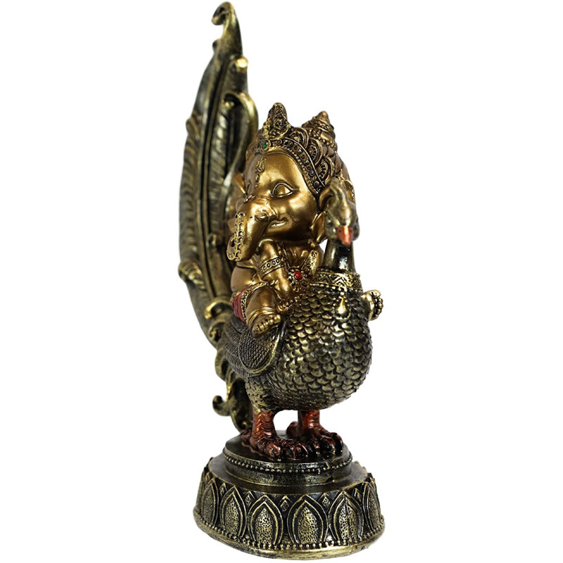 Figurine Ganesha couronnée d'un dieu suprême