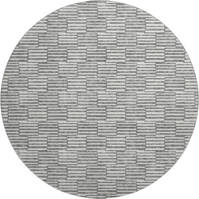 Premium Machine Washable Prisco Gray Rug
