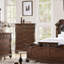 Meuble de rangement pour commode 1 pièce en bois de noyer antique