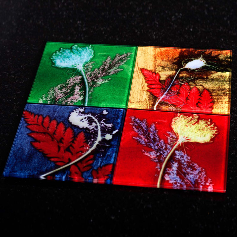 Glass Square 1 Piece Coaster