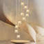 Pendant Light 10 - lights G9 glass crystal modern Cluster Pendant - 230CM height adjustable