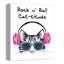 Art sur toile Rock N 'Roll Cattitude-150300889-150300871