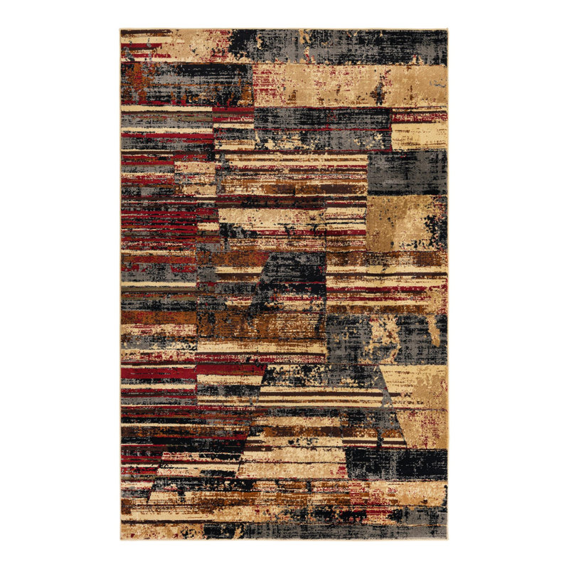 Knowle Geometric Indoor Rug, Rectangle 5'3" x 8'