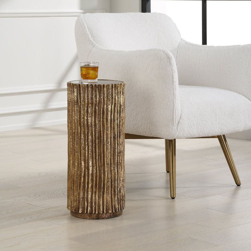 Mckee Brass Drink Table