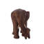 Father and Son Teak Figurine