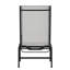 Chaise longue inclinable réglable en polyester enduit de PVC Aubrette-87001971