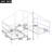Double Triangular House Beds With Built-In Table-1607069070