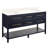 60" Robertson Double Bathroom Vanity Set with Rectangular Undermount Sinks-75247368-75247370-75247371