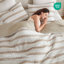 3-Piece Striped Comforter Set, Soft And Durable For All-Season Use, Modern Minimalist Design-125220474-125220475
