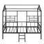 Structure de lit en métal avec support à lattes sans sommier-291276893-291276890