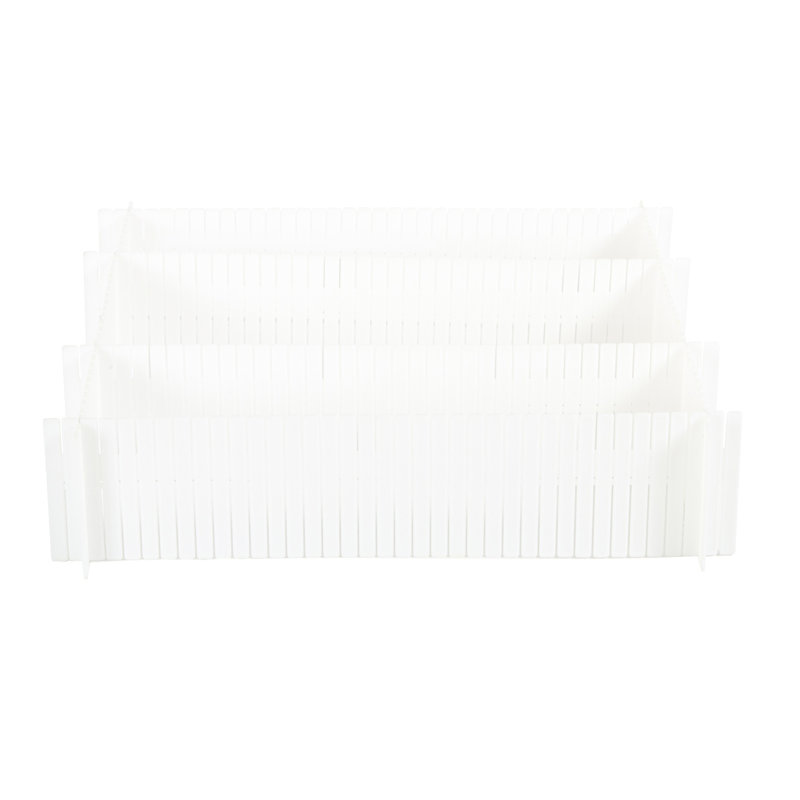 Rebrilliant Plastic Drawer Dividers, White
