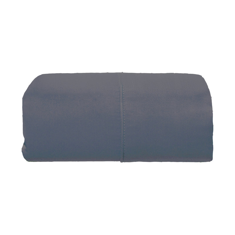 Ensemble de draps en rayonne Almeida, Très grand, Drap-housse, Gris