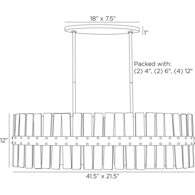 Sinclair Linear Chandelier