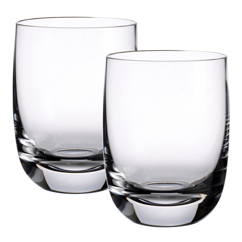 Scotch Whiskey Blended Set/2 9 oz Crystal Whiskey Glasses, 12 oz.