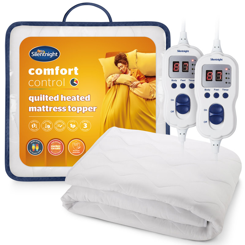 Silentnight Multi-Zone Heated Quilted Mattress Topper, Kingsize (5')