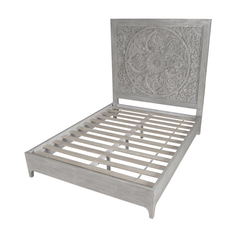 Tovoris Platform Bed, King, White