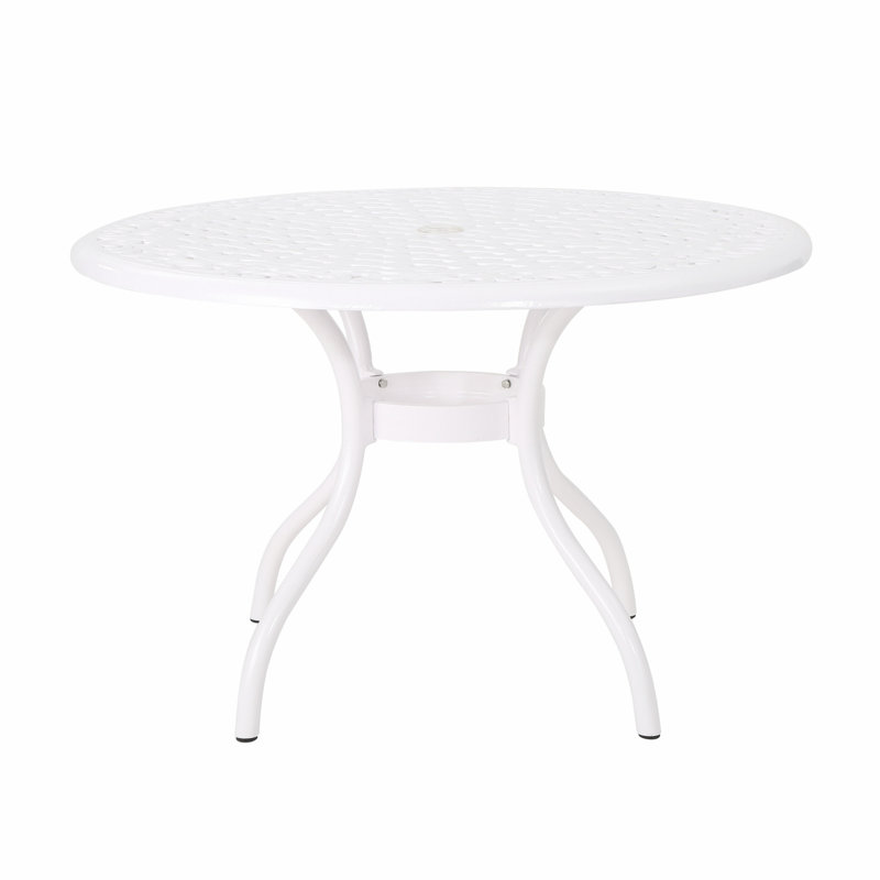 PHOENIX 48IN ROUND TABLE, White