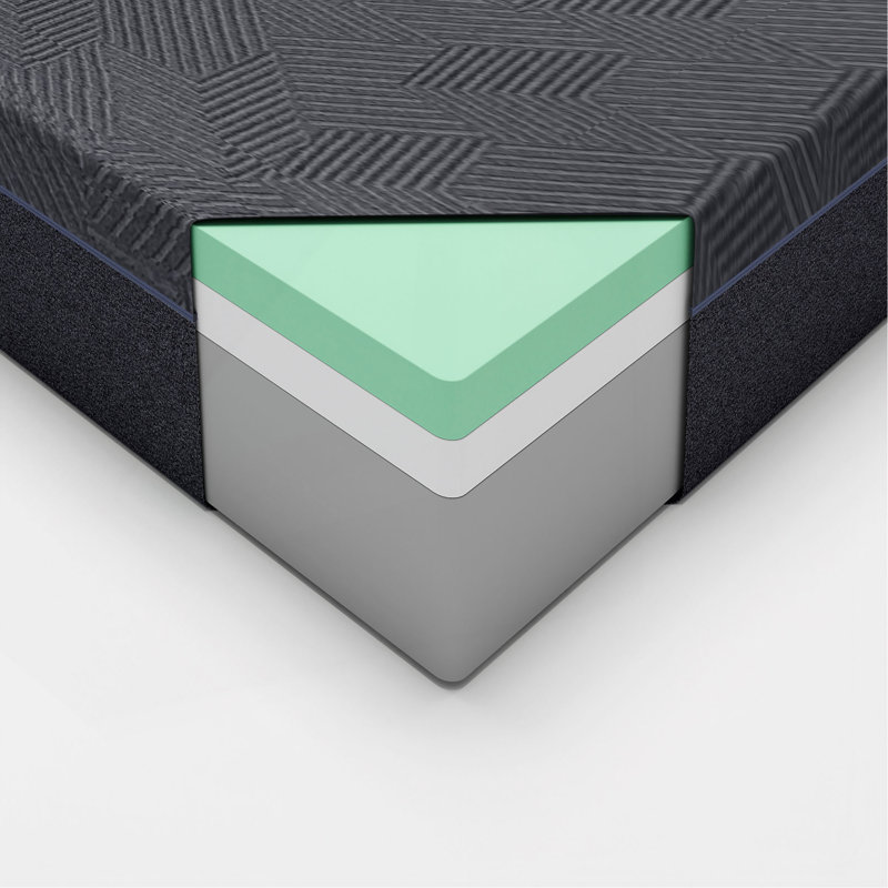 11inch California King Mattress Green Tea Gel-Infused Memory Foam Mattress, Gray, Mattress in a Box, California King