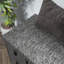 Banc à chaussures, banc d'entrée avec tiroirs en tissu, gris anthracite
