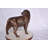 Beagle Dog Standing Made Of Bronze, Statue - Size: 27"L X 14"W X 21"H.