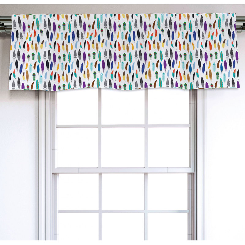 Sateen Ruffled Window Valance