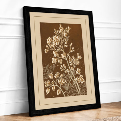 Delicate Study Botanical - Framed Print