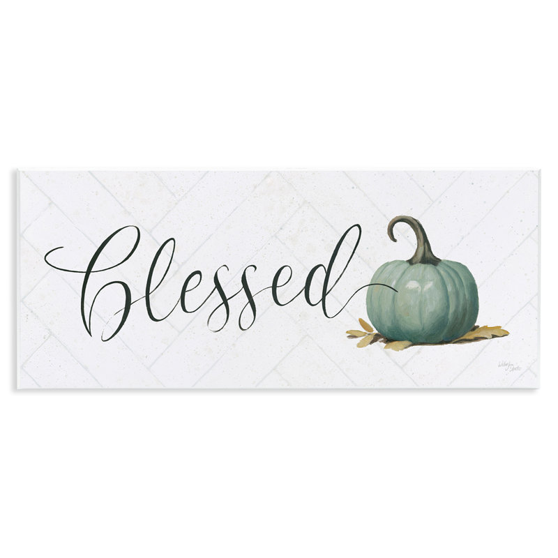«Blessed with Pumpkin», art mural sur toile par Wellington Studio