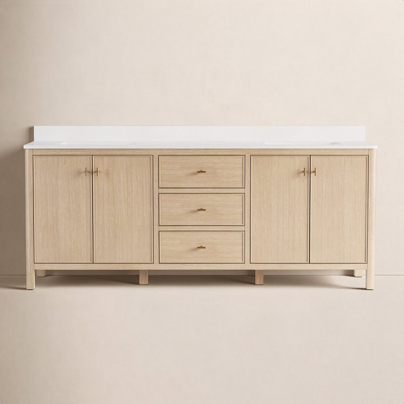 Meuble-lavabo double 80 po Kingsley