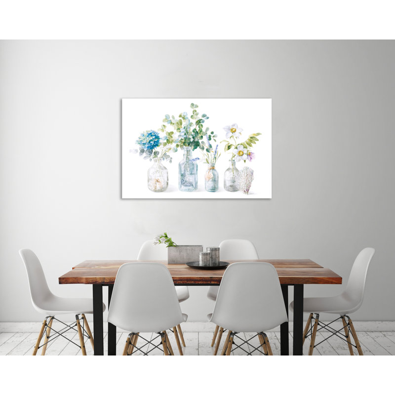 «Beach Flowers I», toile tendue par Danhui Nai, H 10 po x l 15 po x P 1,5 po
