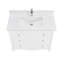 42" Cadet Finish Solid Wood Sink Vanity  With 1' Artificial Stone Top-1571725721