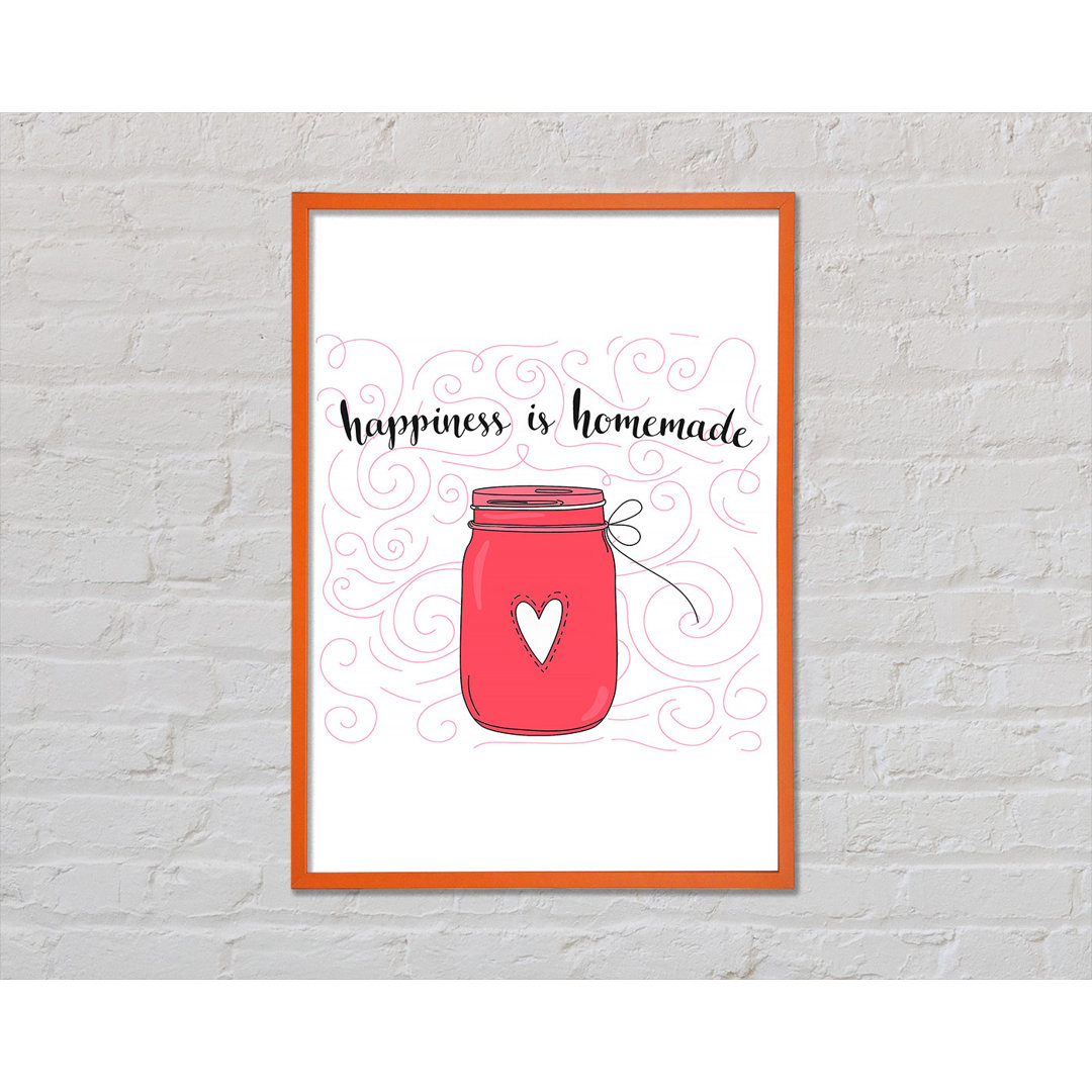 Happiness Is Homemade - Single Picture Frame Typography