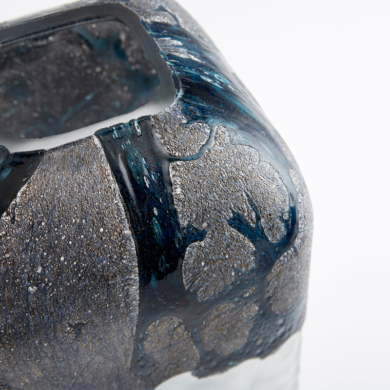 Bosco Glass Table Vase, 8" H x 7" W x 7" D