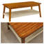 Table basse avec rangement en bois Farmhouse