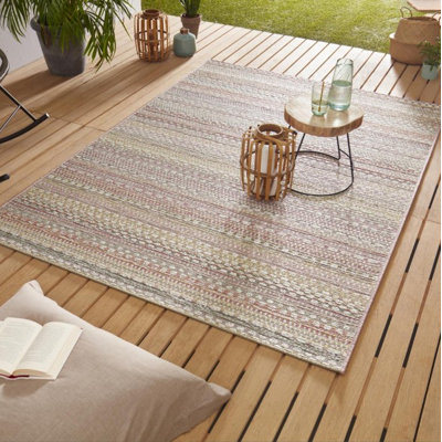 Pine Flatweave Pink/Yellow Rug