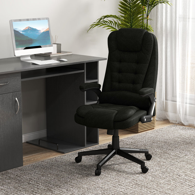 Red Barrel Studio® Executive Chair with Headrest, Black
