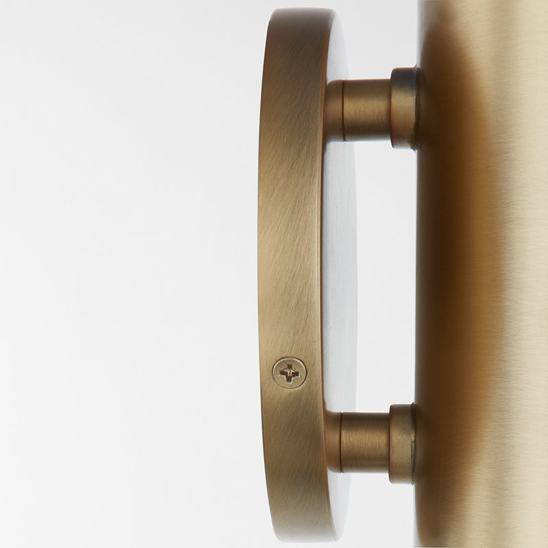 1 - Light Armed Sconce, Patina Brass