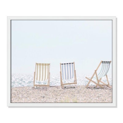 Adriatica "Beach Chairs" Print by Leah Straatsma