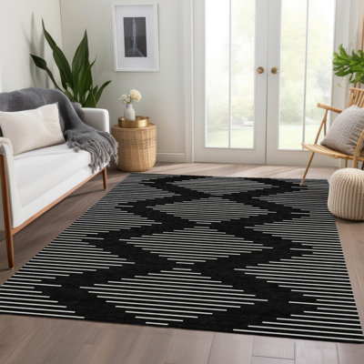 Tapis géométrique Premium lavable à la machine Colmenero AMF1016