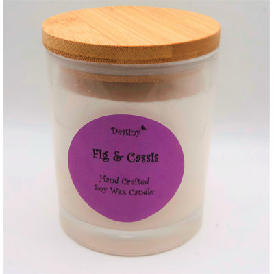 Glass Jar Candle with Holder